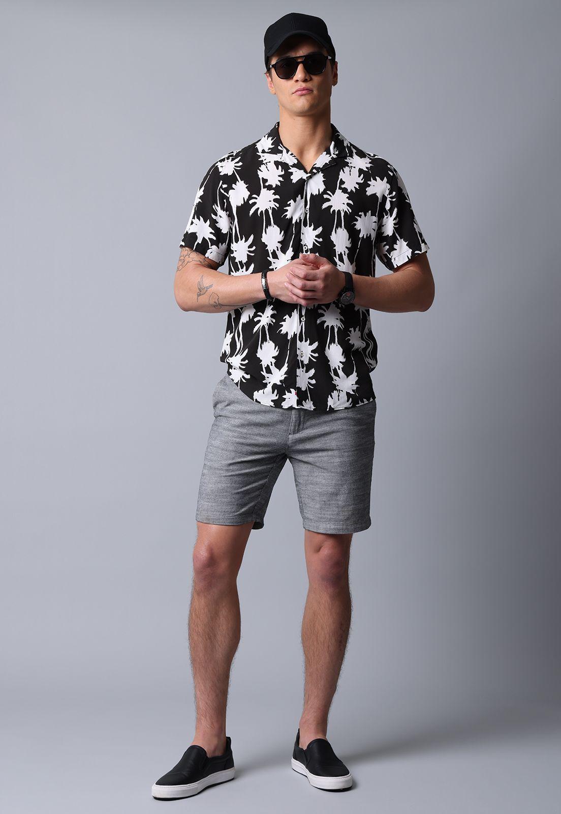Camisa Manga Corta Flor Guy Laroche-3