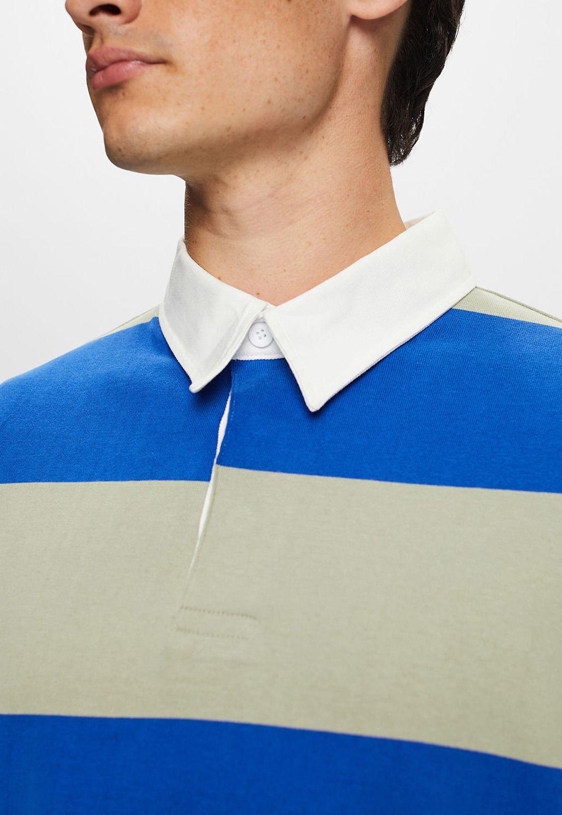 Polera de rugby con estampa a rayas holgada Hombre Esprit-2