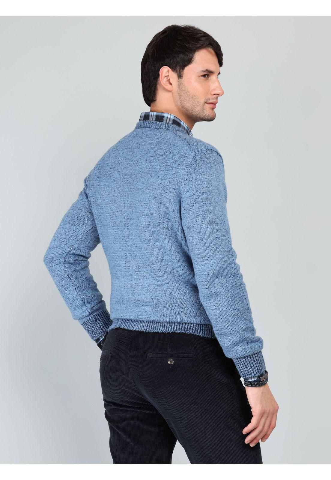 Sweater Cuello Redondo Regular Fit Celeste Arrow SW33099CE-1