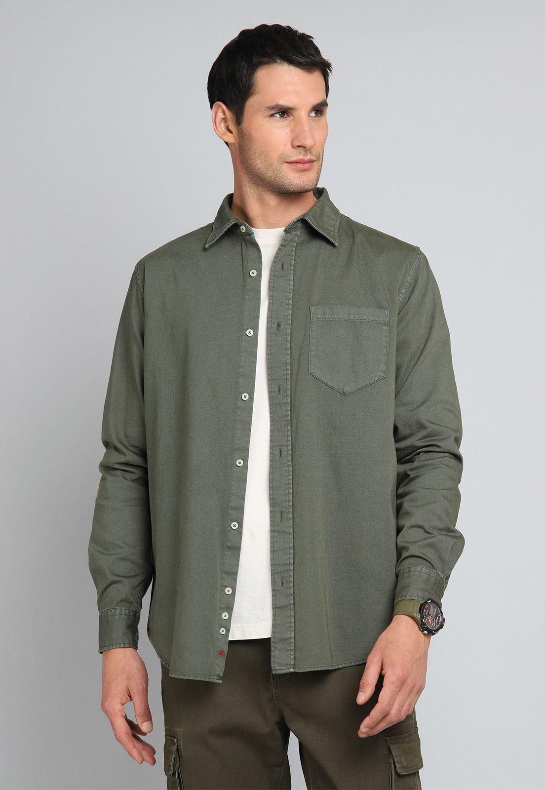 Camisa Manga Larga Stone Wash Soviet BISHF42OL-0