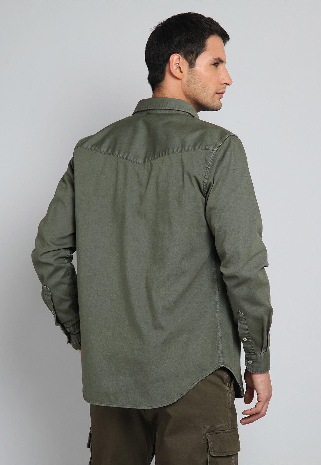 Camisa Manga Larga Stone Wash Soviet BISHF42OL-1