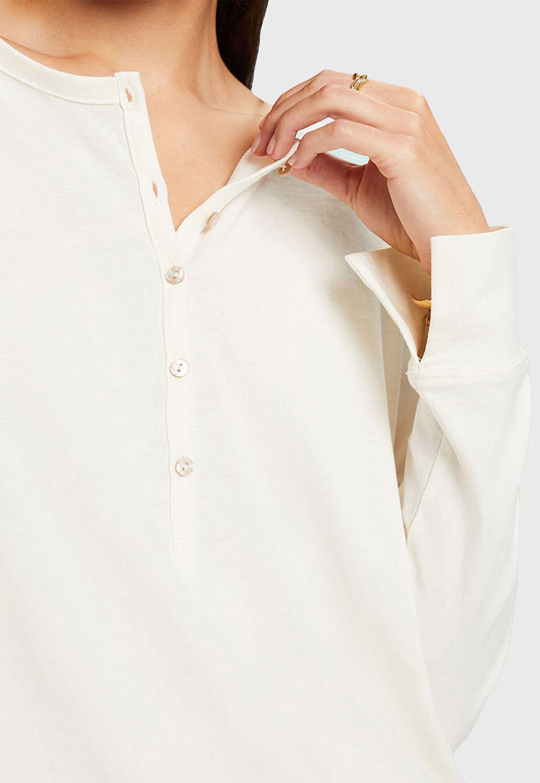 Polera De Algodón Mujer Esprit 103EE1K303-2