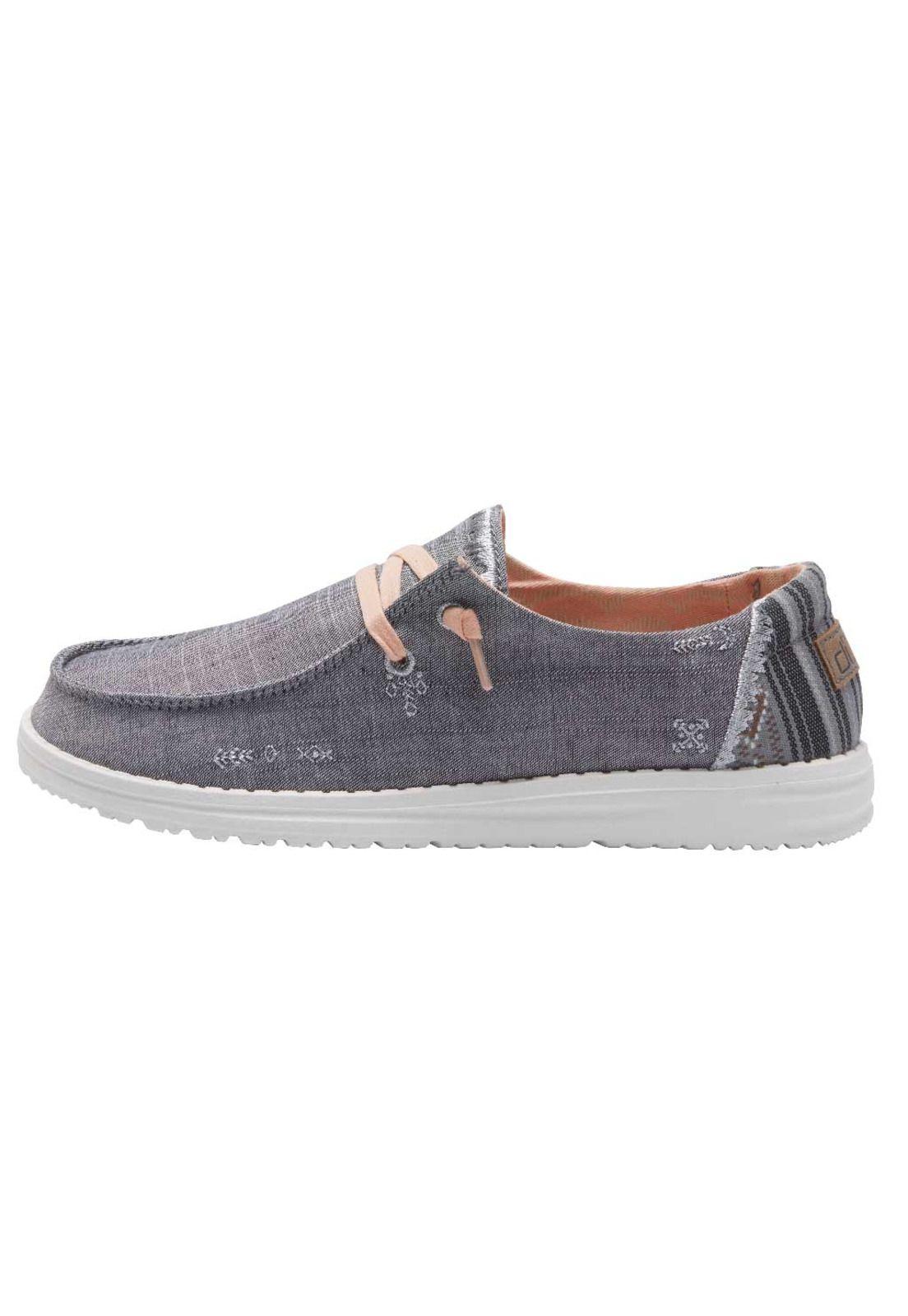 Zapato Wendy Boho Grey HeyDude-0