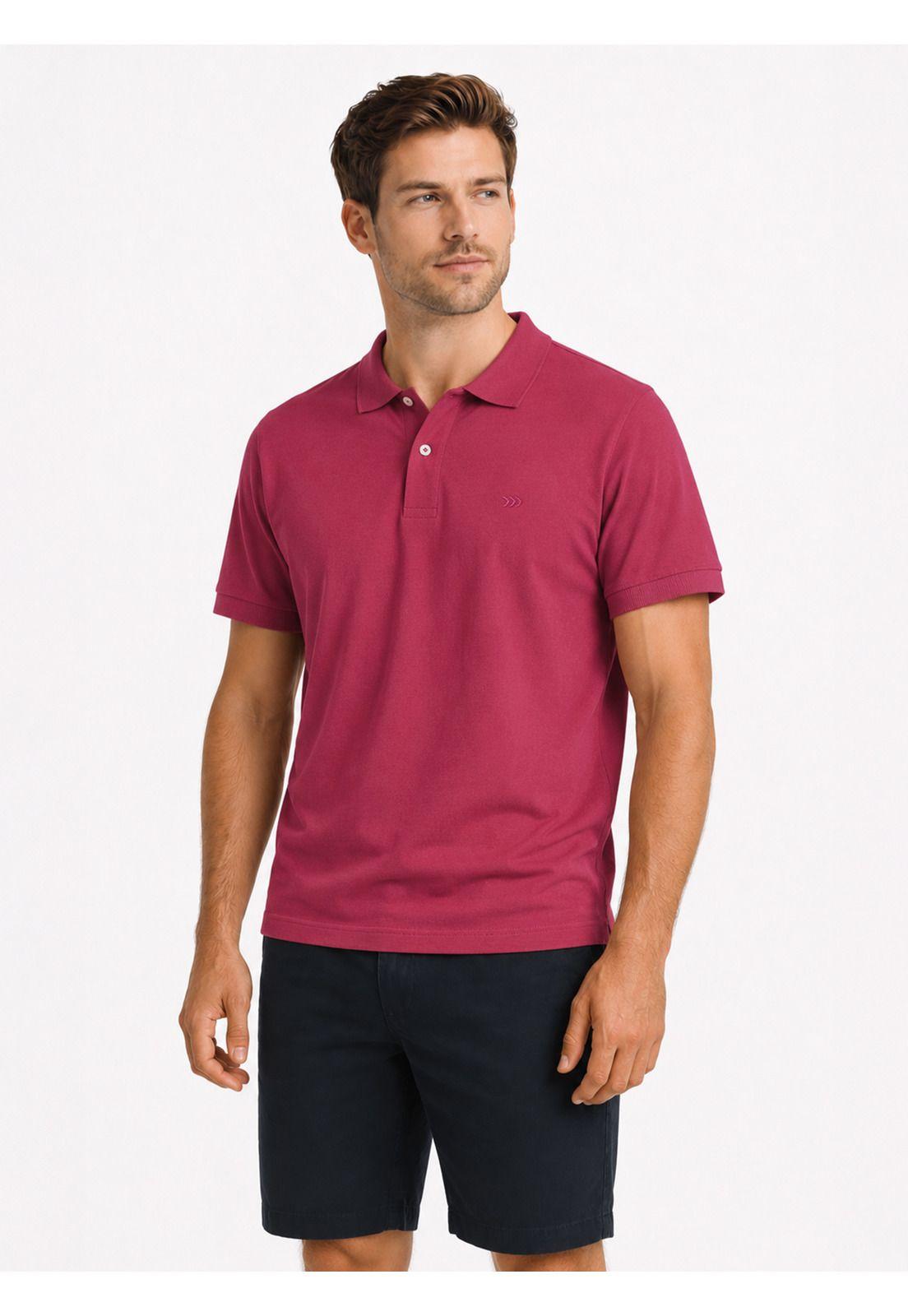 Polera Pique Regular Fit Guinda Arrow PO34030GU-0