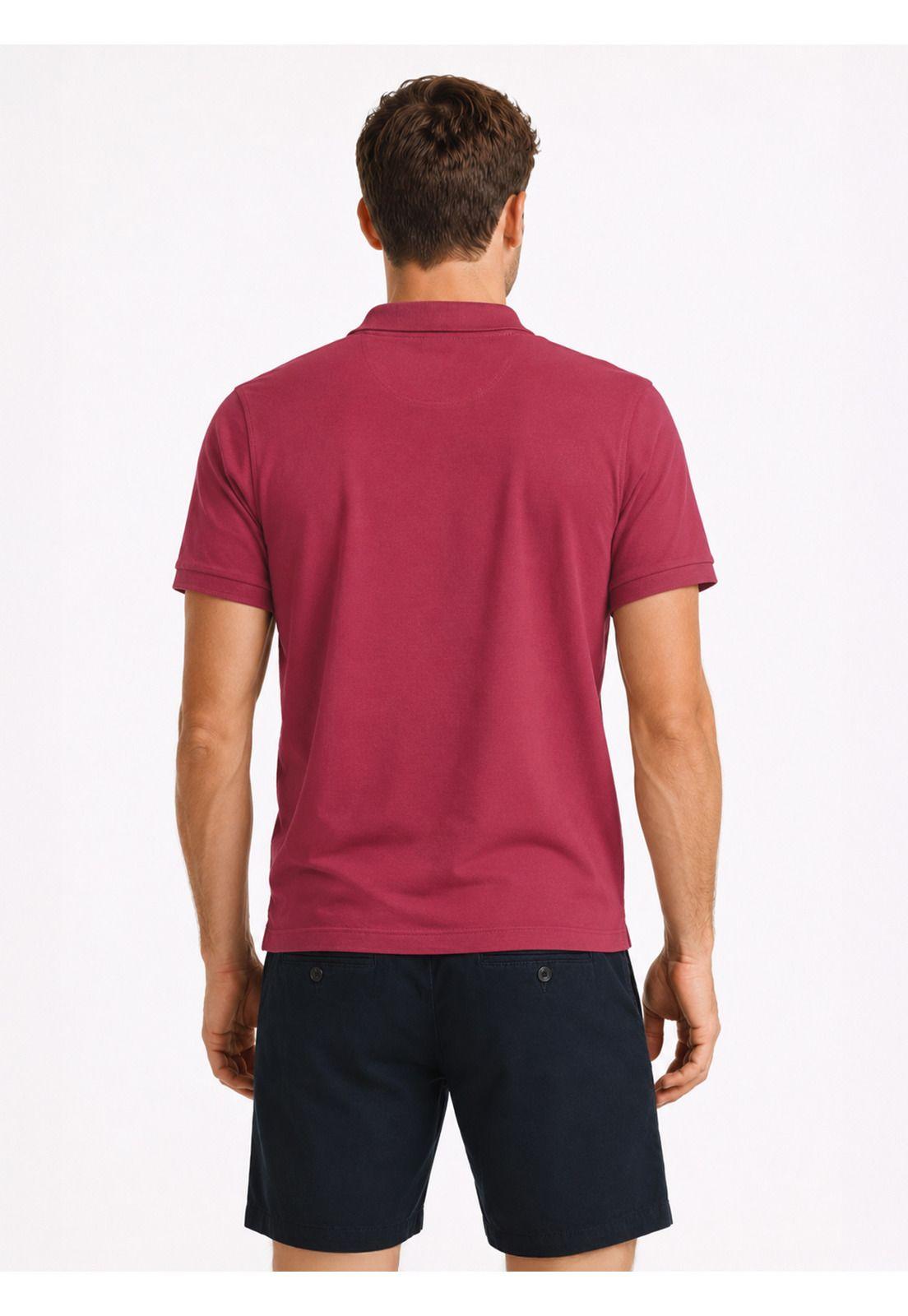 Polera Pique Regular Fit Guinda Arrow PO34030GU-1