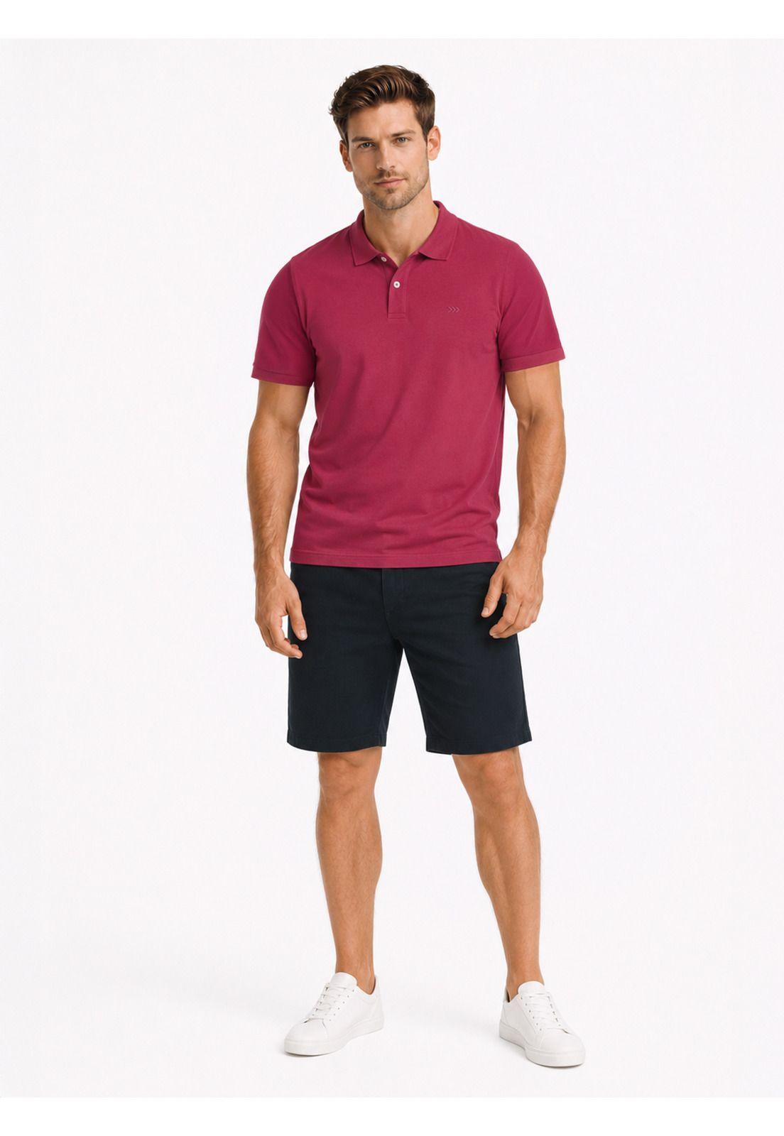 Polera Pique Regular Fit Guinda Arrow PO34030GU-3