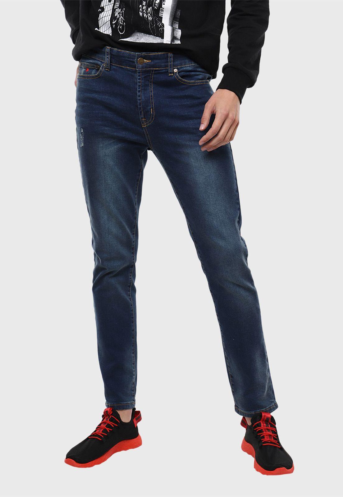 Jeans Slim Fit Hombre Soviet SVJE386AZ-0