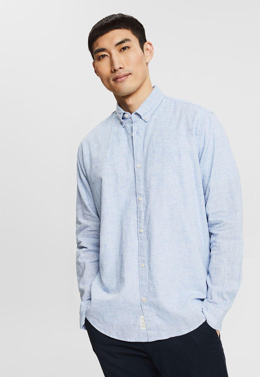Camisa Jaspeada Manga Larga Esprit-4