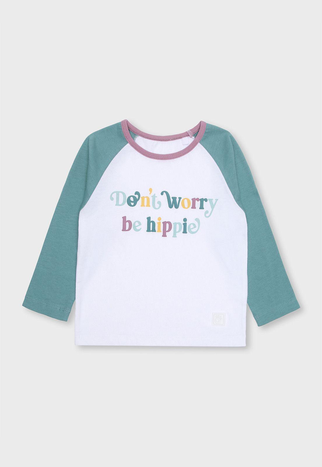 Polera De Manga Larga Niña Osito OPOAI23BL-0