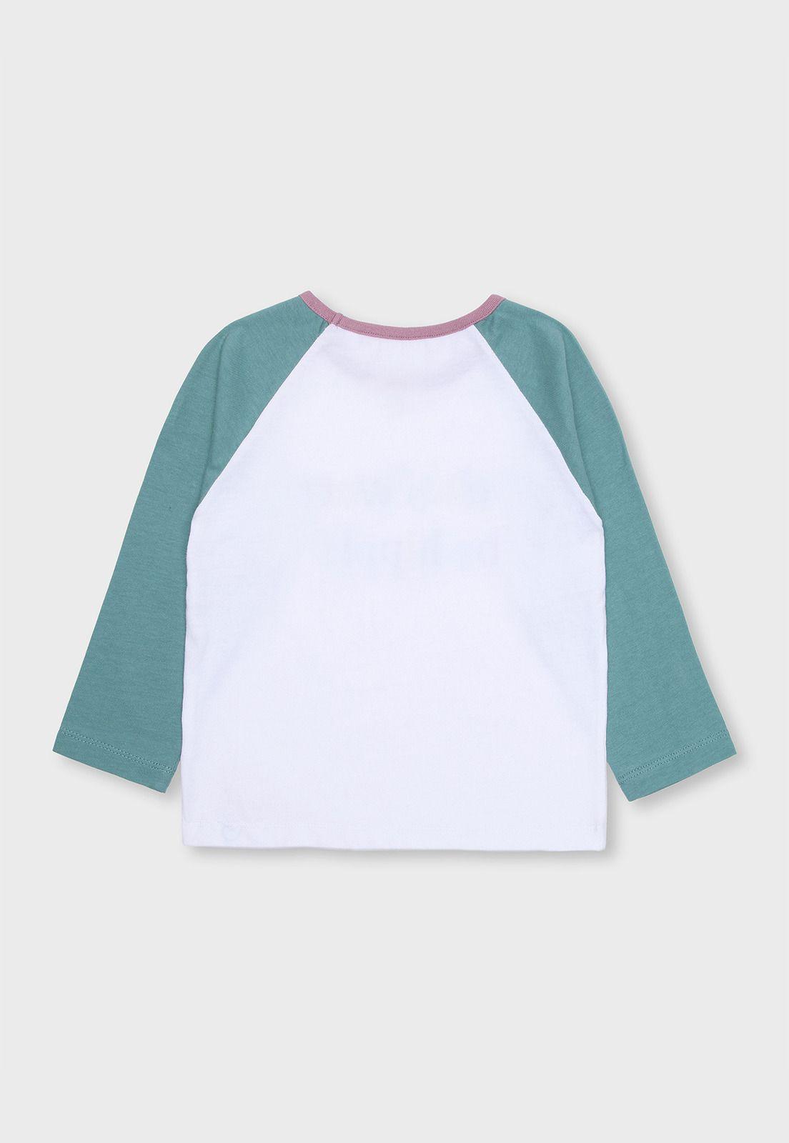 Polera De Manga Larga Niña Osito OPOAI23BL-1