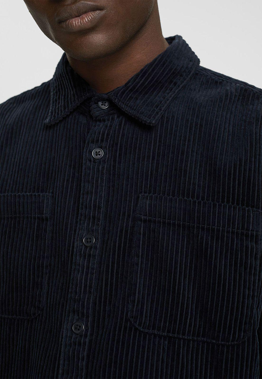 Camisa Extragrande De Pana Hombre Esprit-2