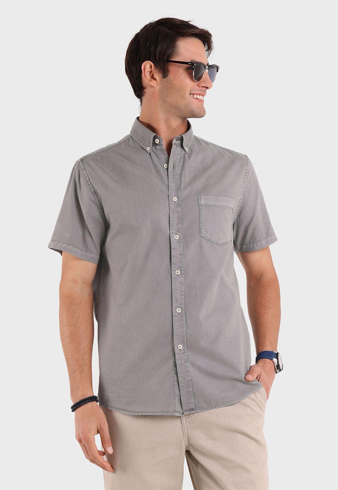 Camisa Lisa Manga Corta Arrow-0