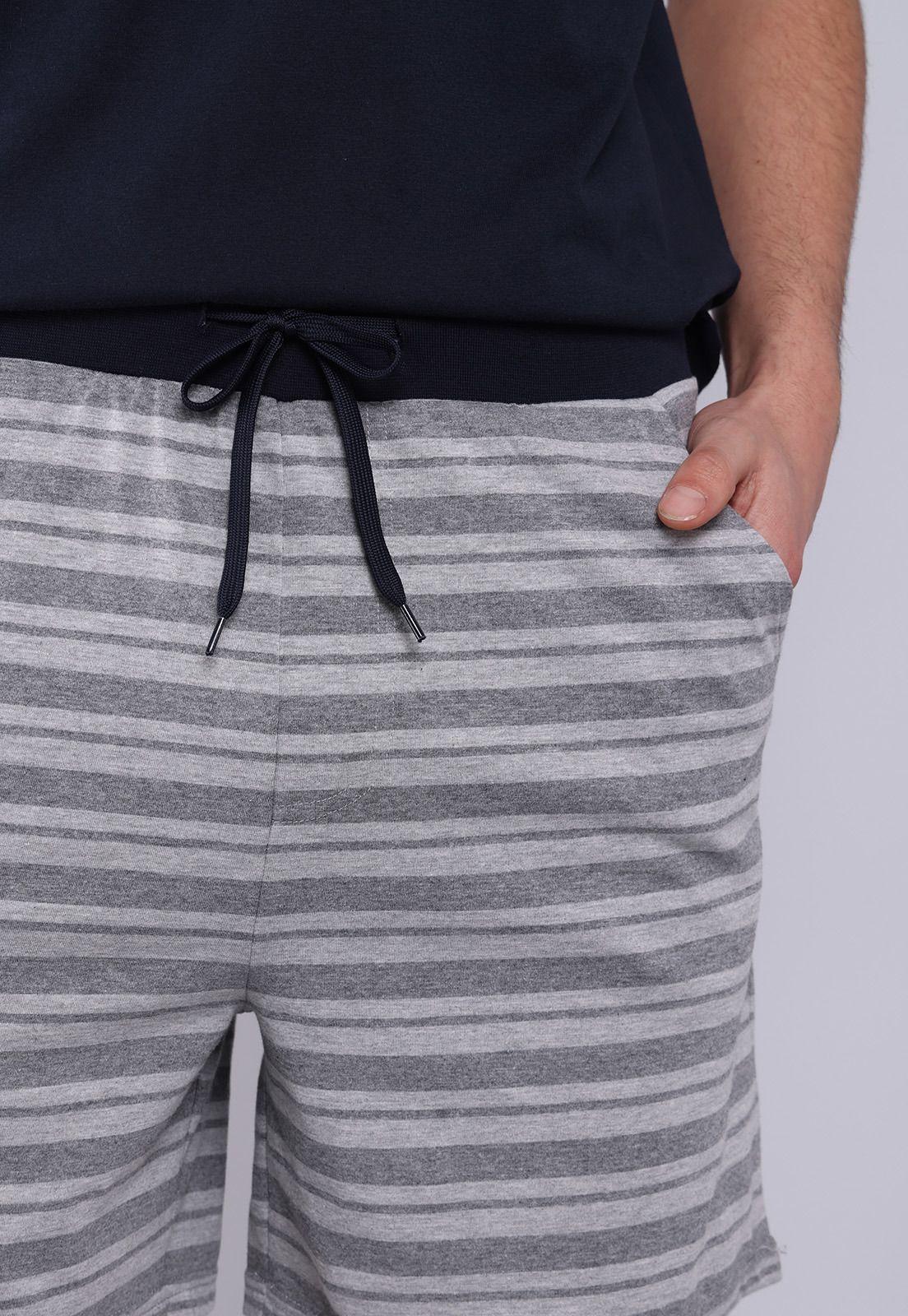 Pijama Corto Cuello En V Arrow P1V3007NB-4