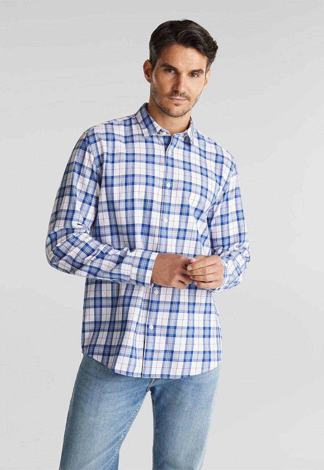 Camisa Slim Manga Larga Esprit-0