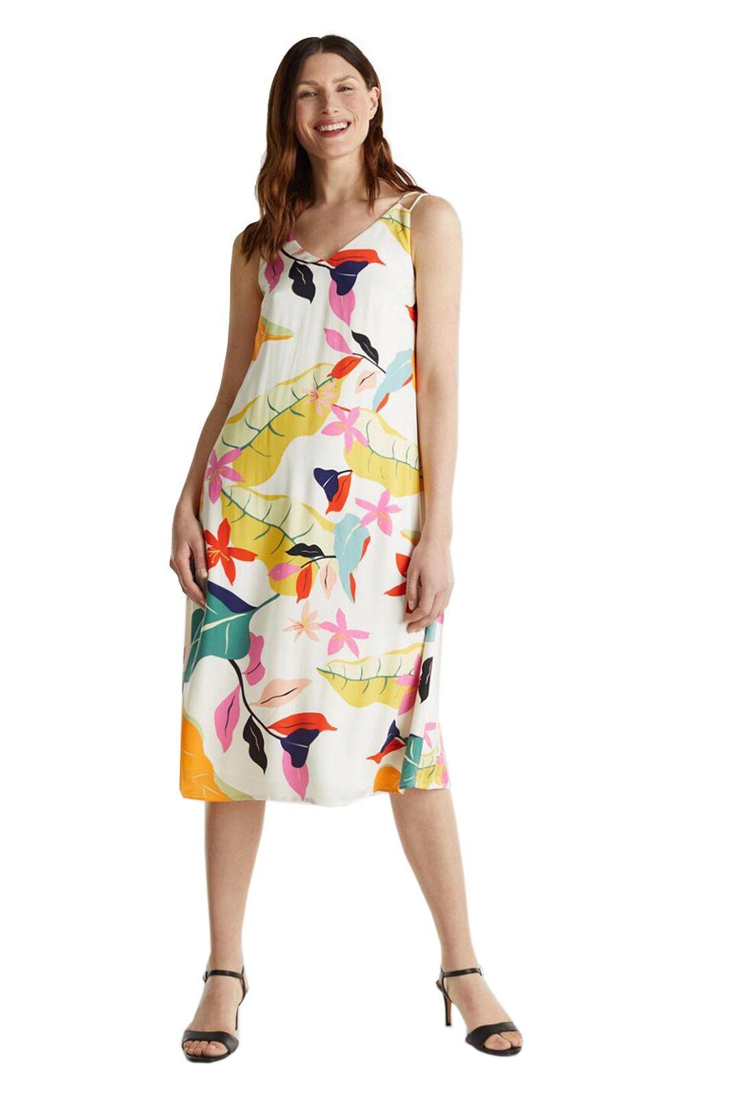 Vestido estampado en LENZING™ ECOVERO™-0