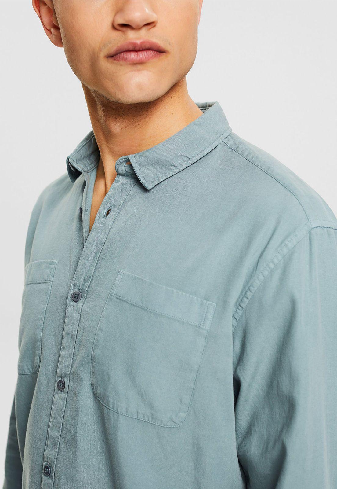 Con Tencel™: Camisa Con Bolsillos En El Pecho Esprit-2