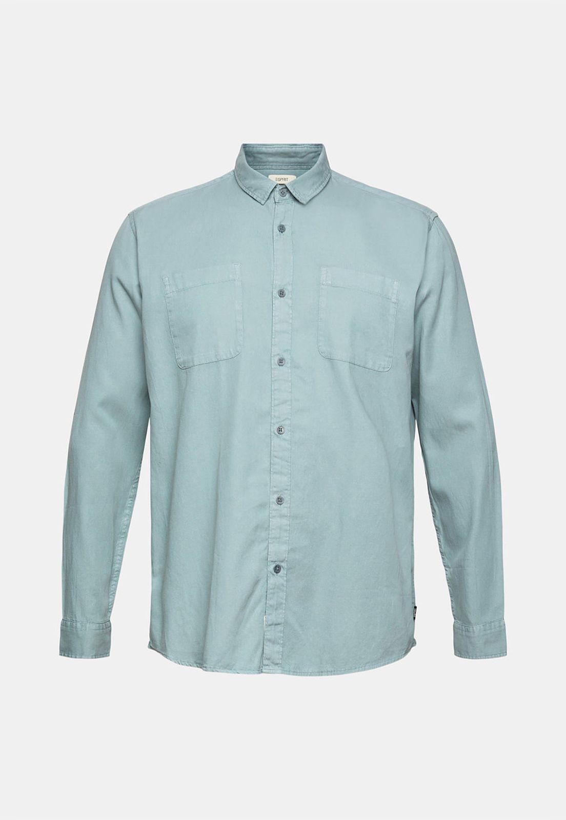 Con Tencel™: Camisa Con Bolsillos En El Pecho Esprit-3