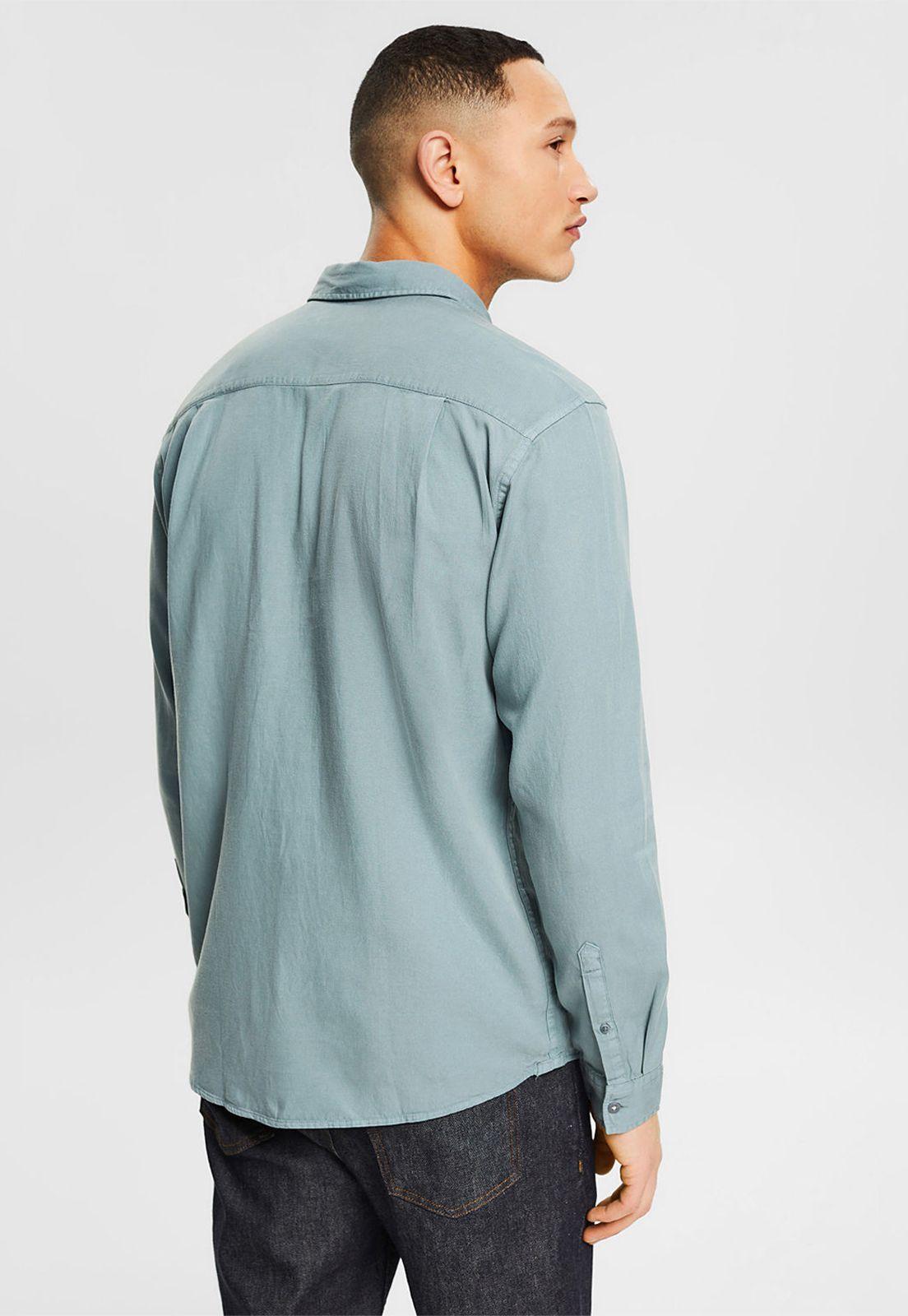 Con Tencel™: Camisa Con Bolsillos En El Pecho Esprit-1