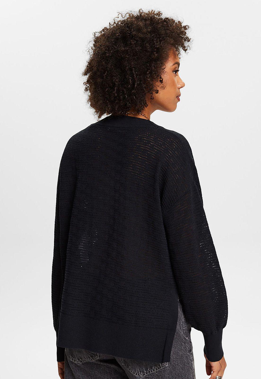 Sweater De Punto Con Cuello En V Mujer Esprit 034EE1I333-1