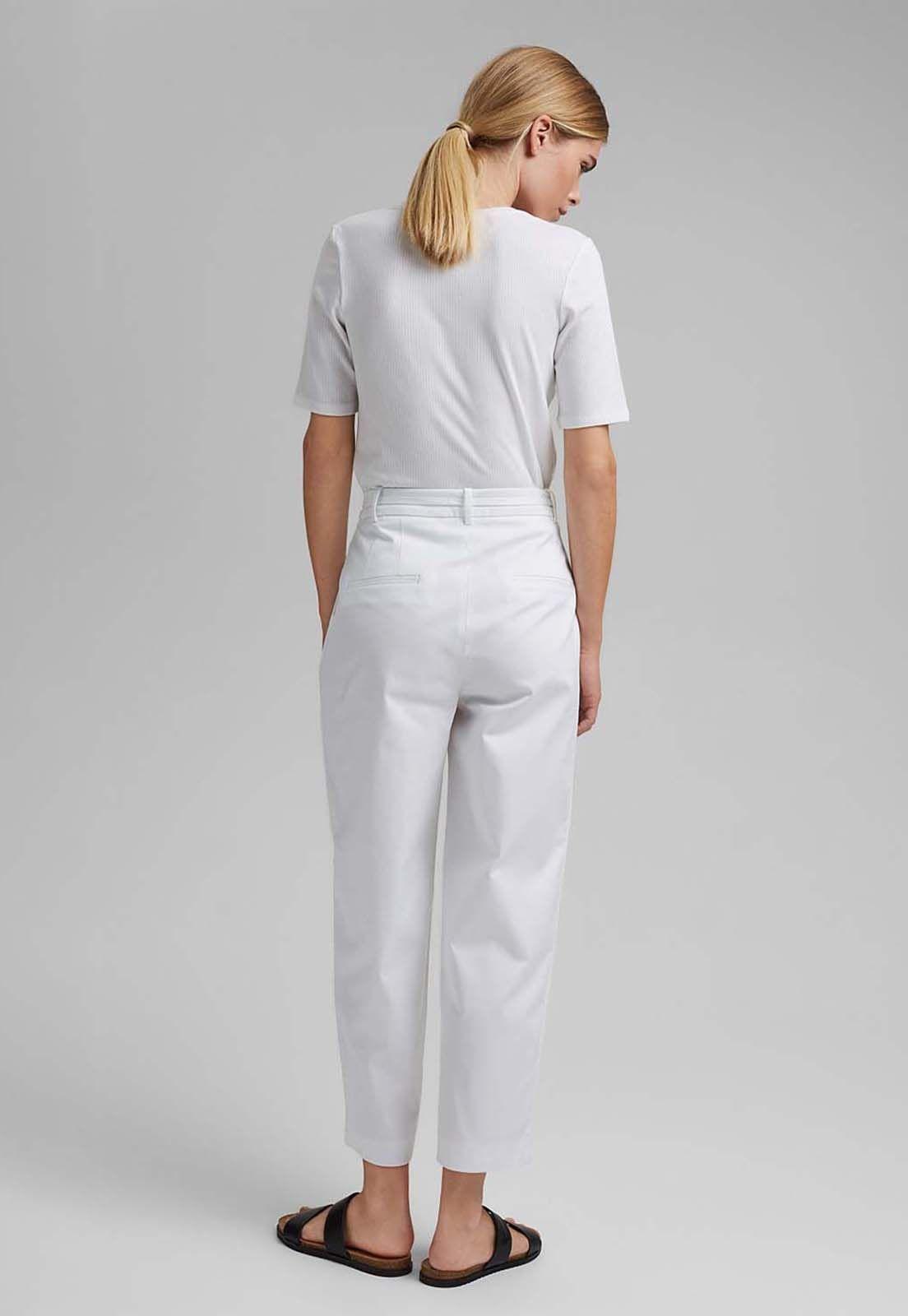 Pantalon Mujer Cropped Esprit Azul marino-1