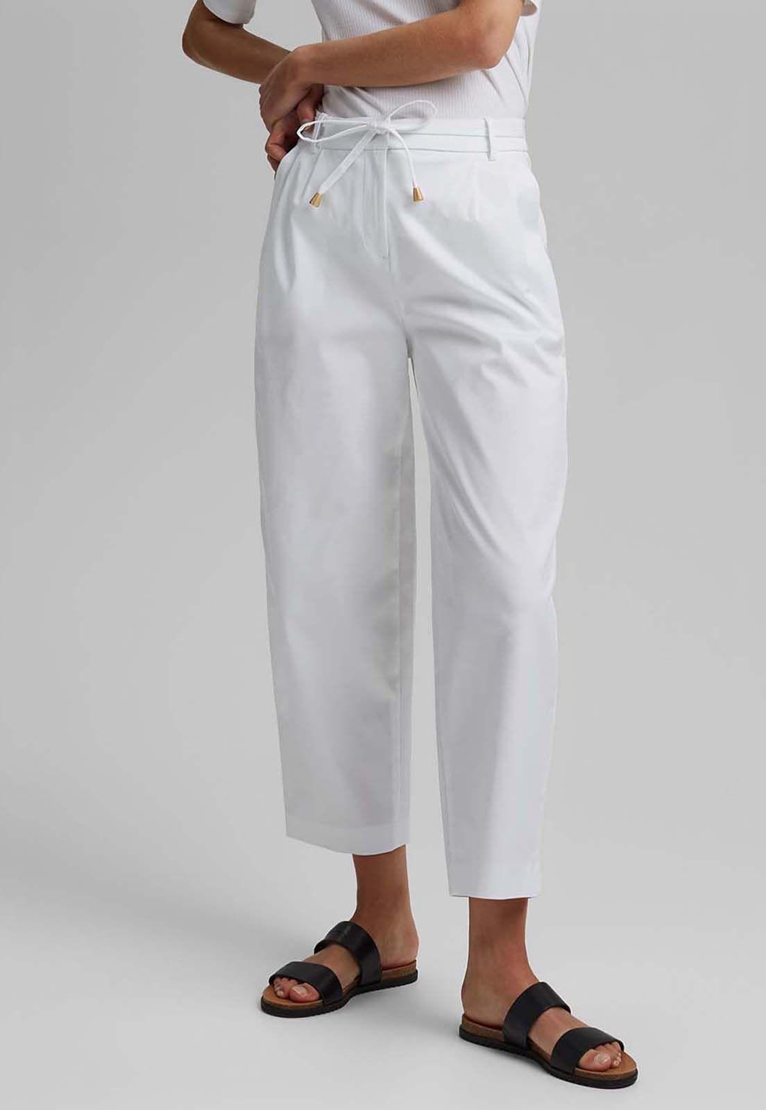 Pantalon Mujer Cropped Esprit Azul marino-0