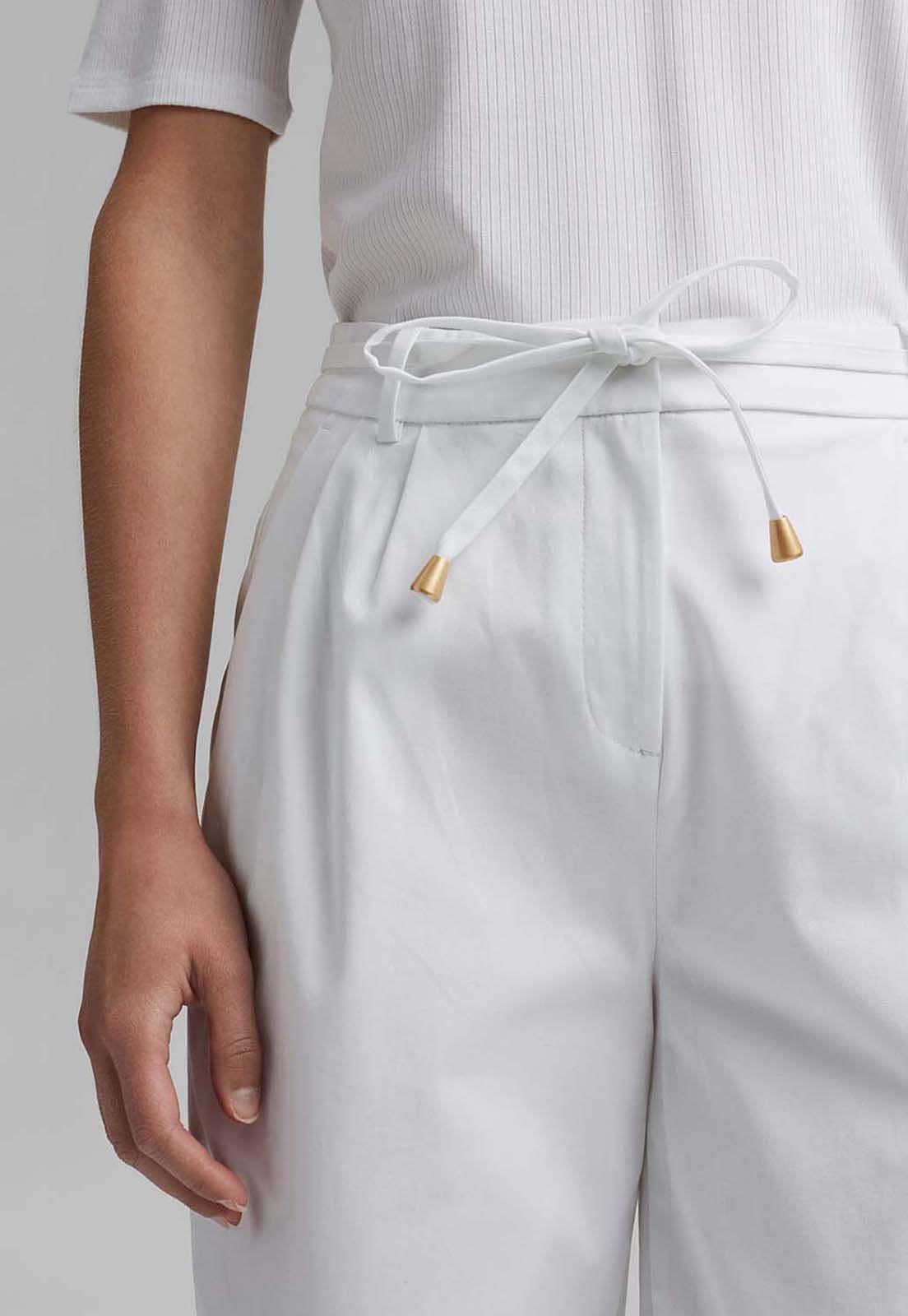 Pantalon Mujer Cropped Esprit Azul marino-2