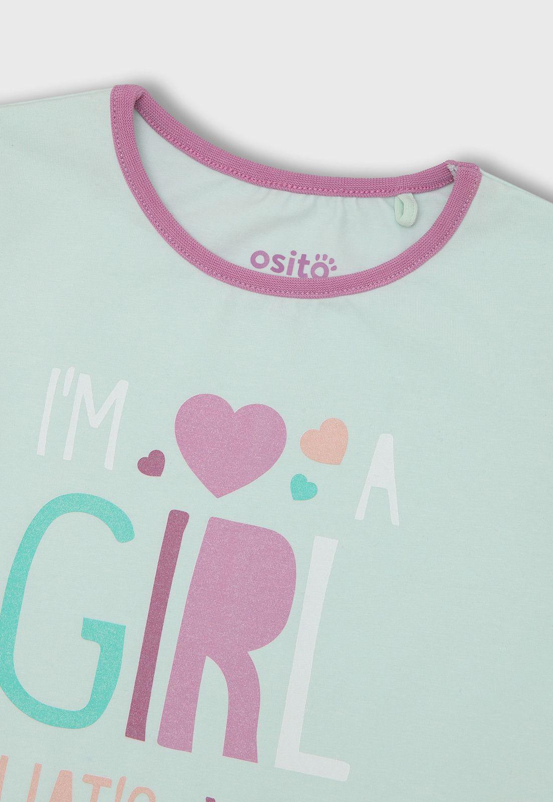 Pijama Manga Larga Niña Osito OPJA690AQ-2