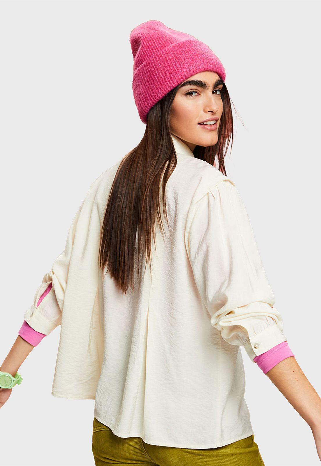 Blusa Con Efecto Arrugado Mujer Esprit 103EE1F359-1