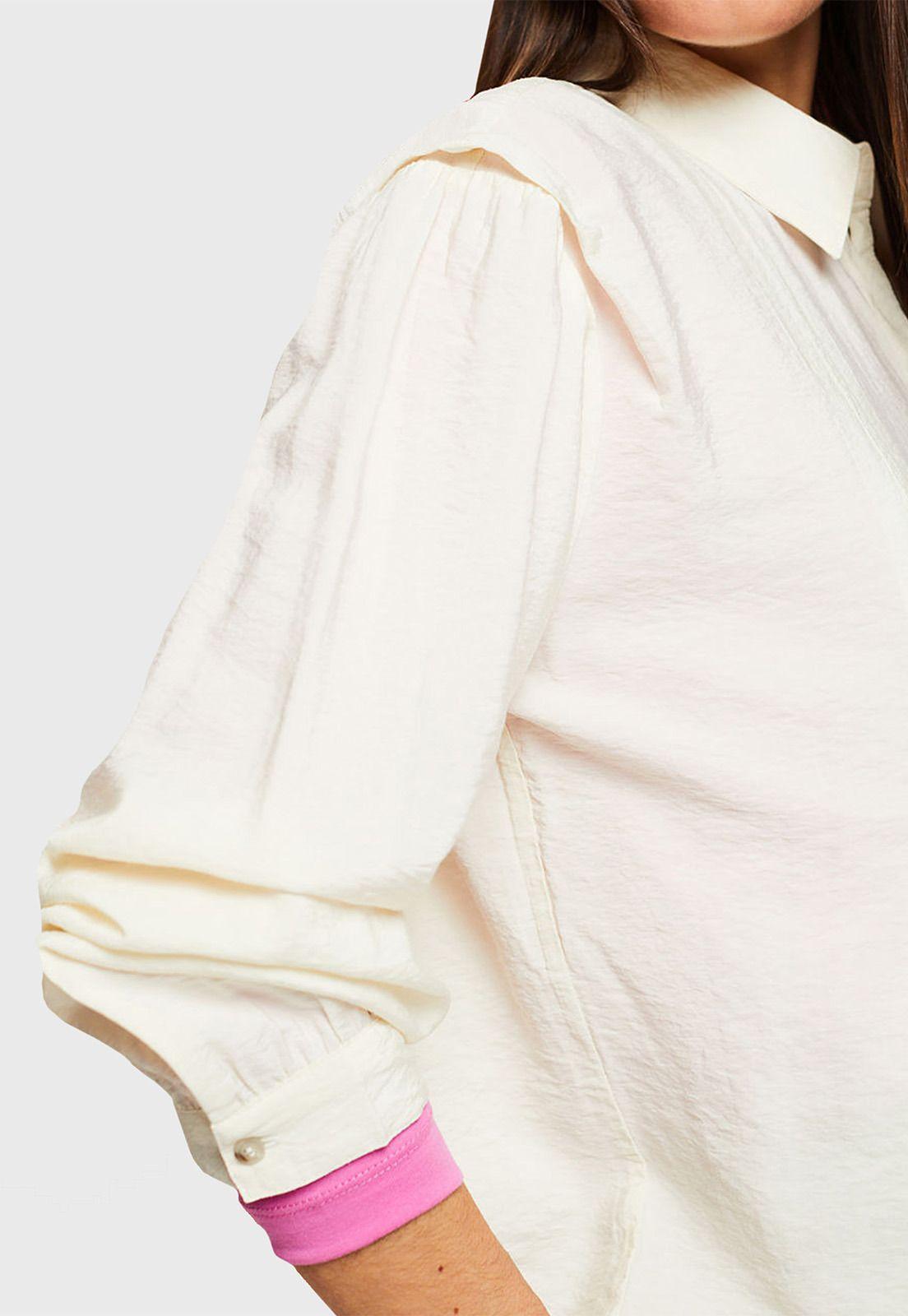 Blusa Con Efecto Arrugado Mujer Esprit 103EE1F359-2