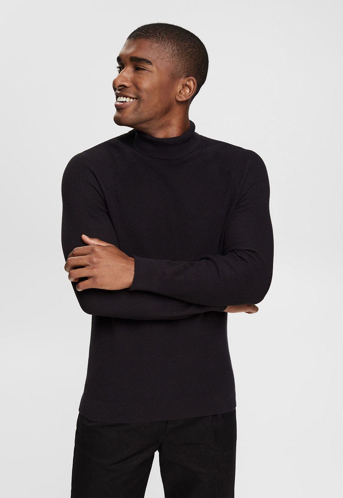 Sweater De Cuello Alto Acanalado Hombre Esprit-0