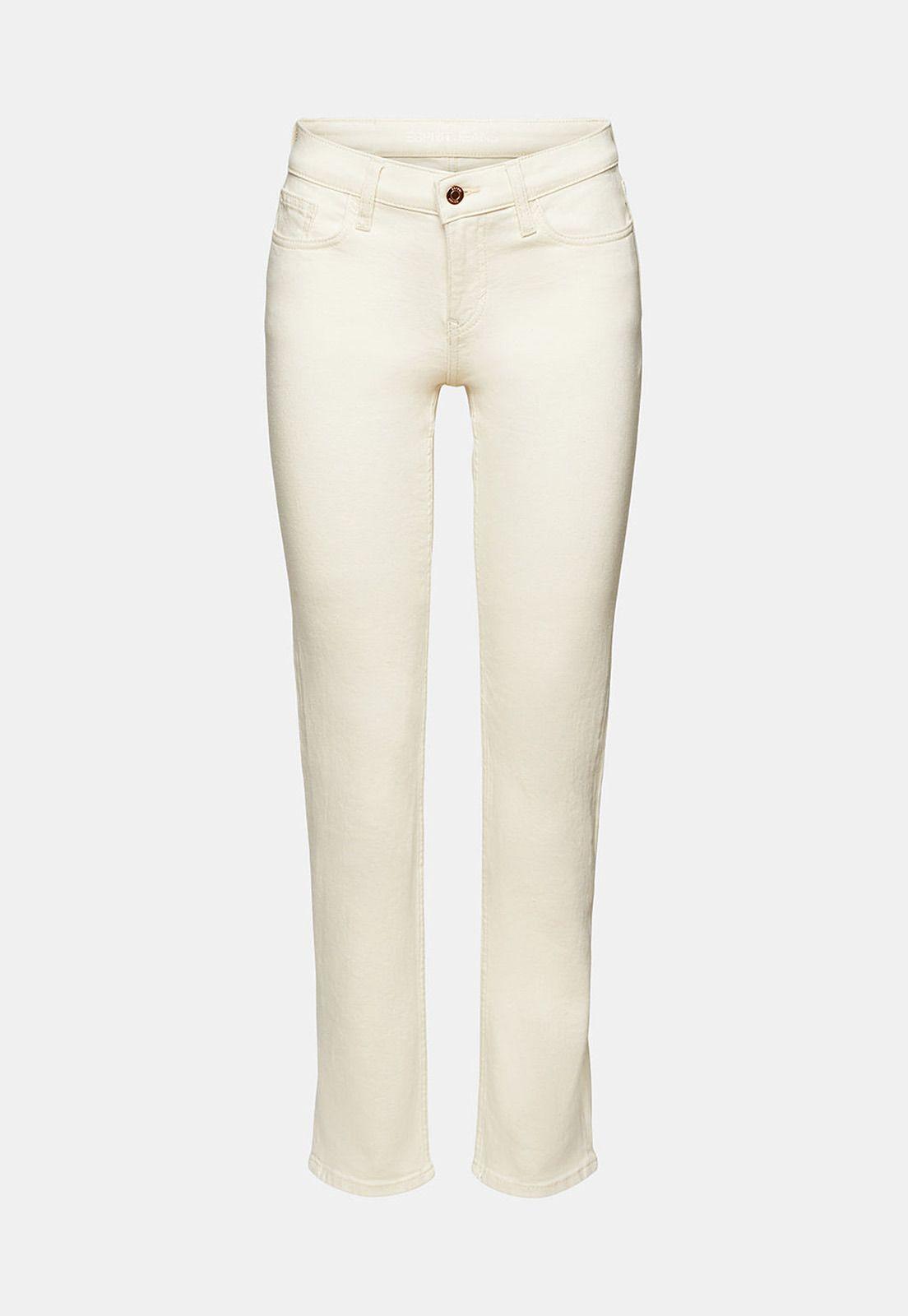 Jeans De Corte Recto Y Tiro Medio Mujer Esprit 034EE1B324-4