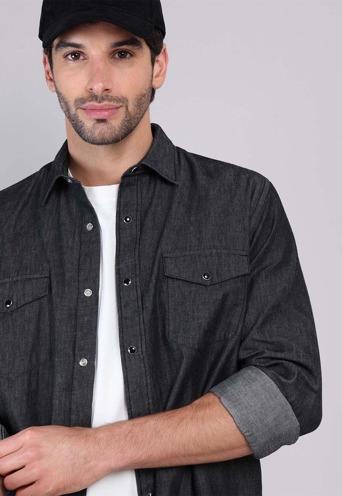 Camisa Casual Denim Soviet SCVF019NE-2