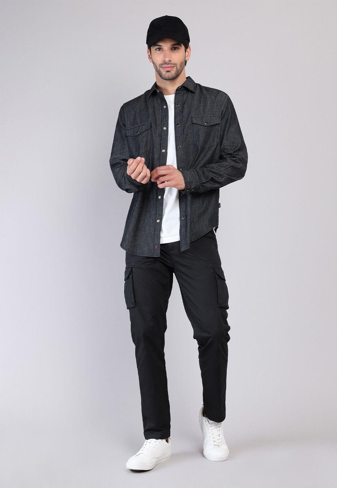 Camisa Casual Denim Soviet SCVF019NE-3