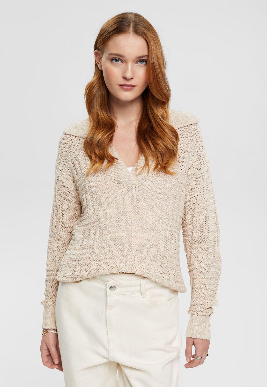 Sweater De Punto Grueso Mujer Esprit-0