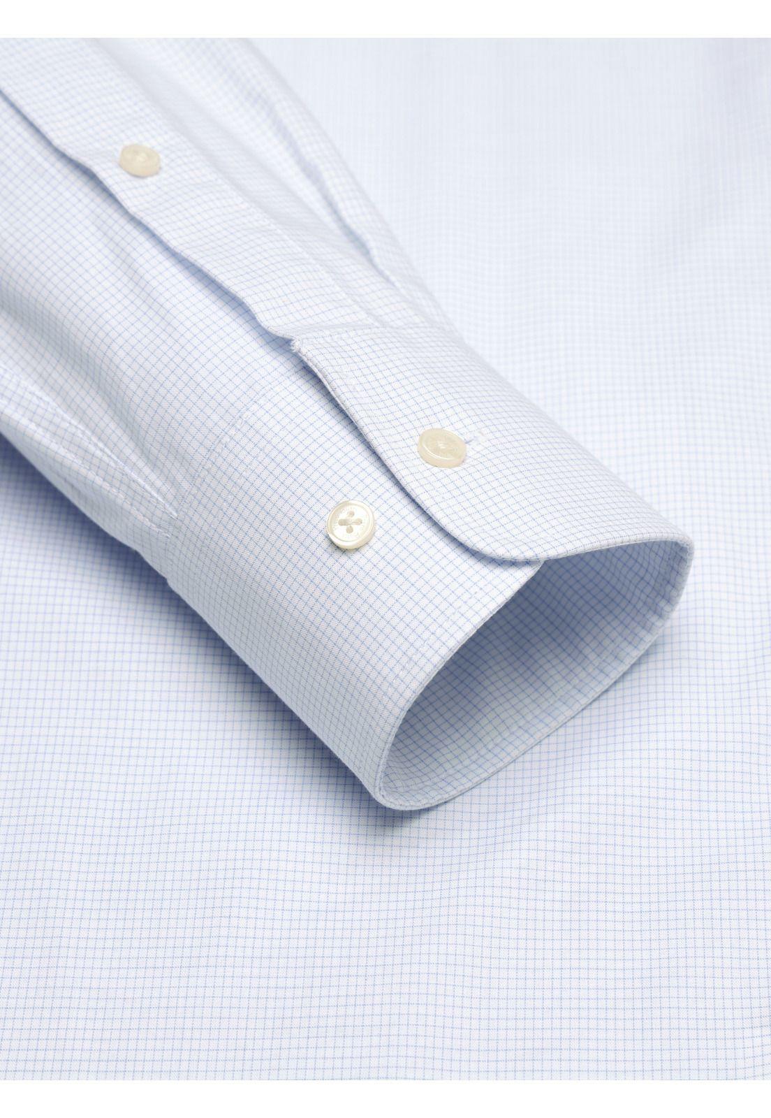 Camisa A Cuadros Regular Fit Celeste Piero Butti PBDVF15CE-5