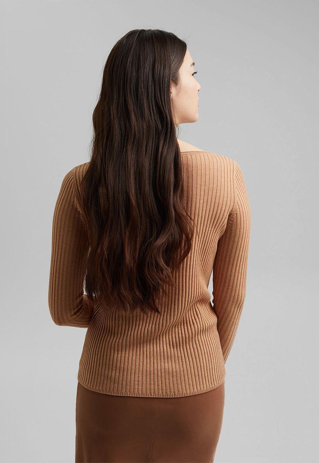 Sweater Mujer Acanalado Esprit-1