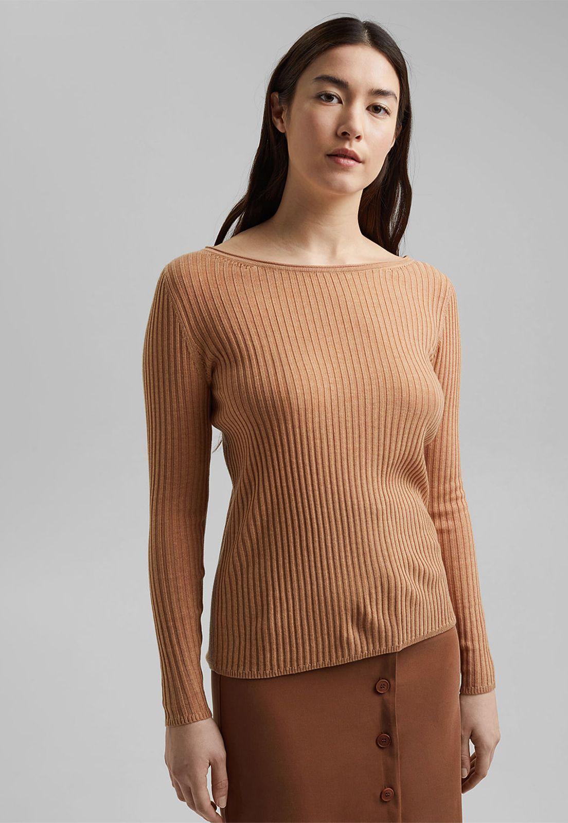 Sweater Mujer Acanalado Esprit-0