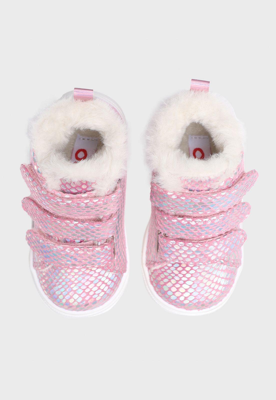 Botín Media Caña Niña Osito-5