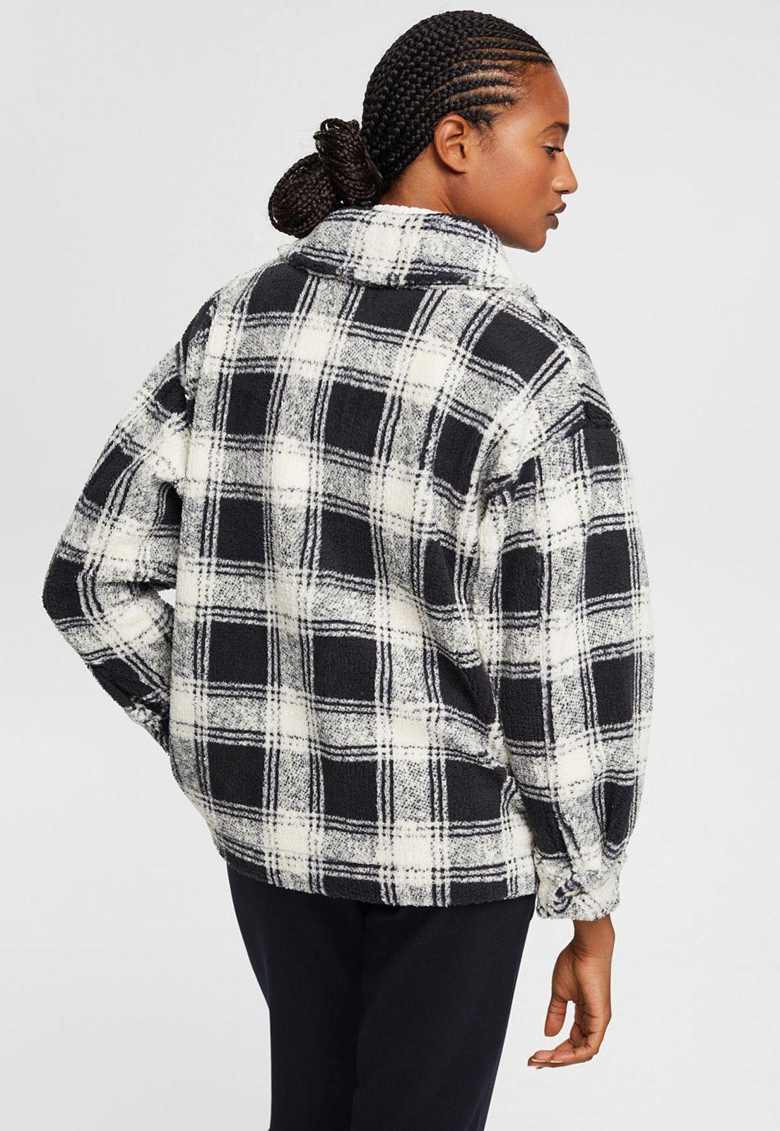 Chaqueta A Cuadros Mujer Esprit-1