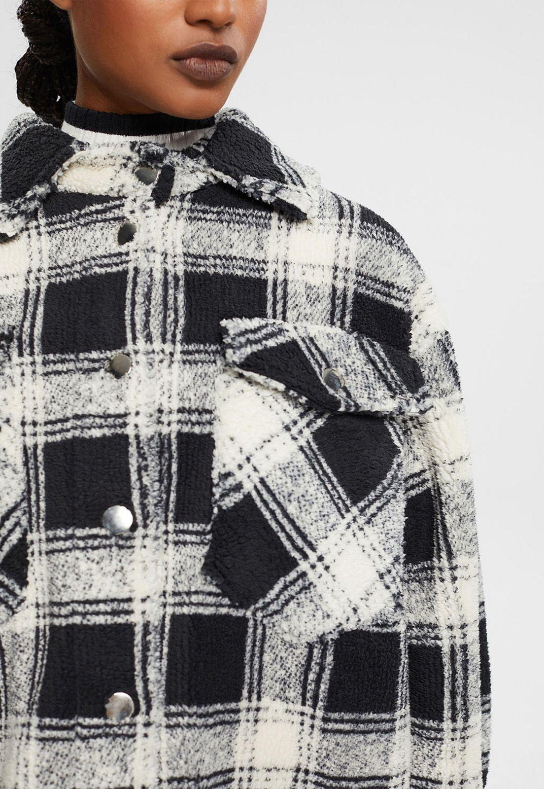 Chaqueta A Cuadros Mujer Esprit-2