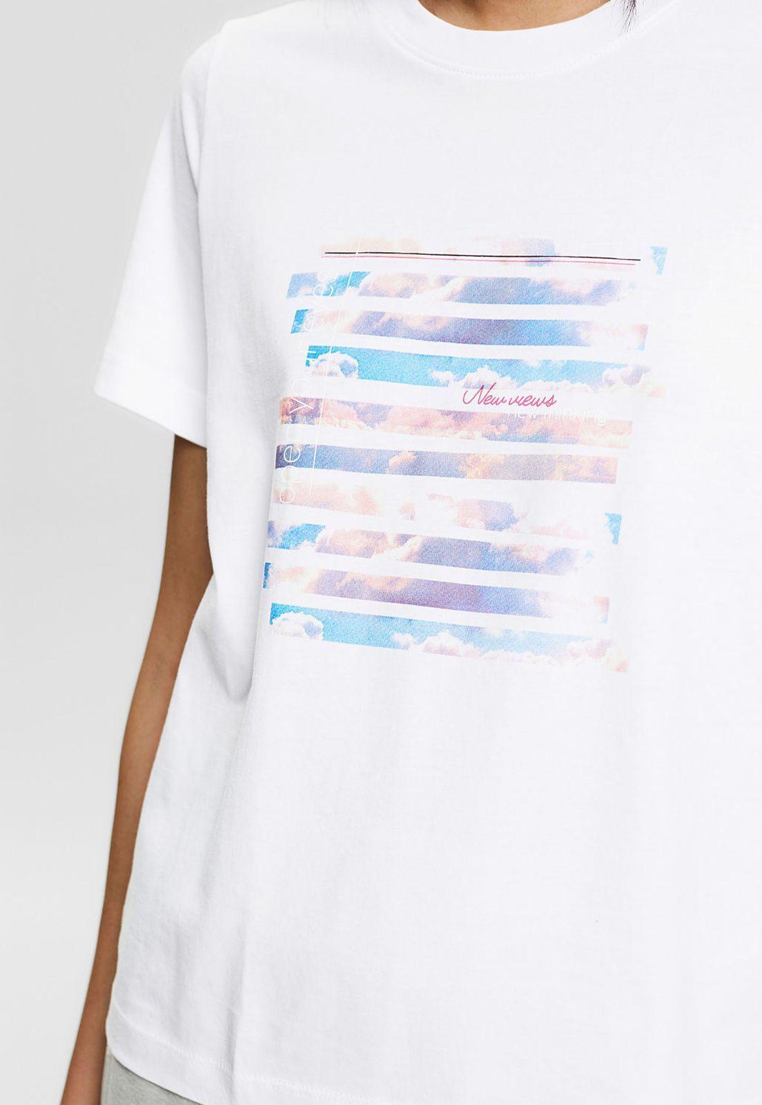 Polera Manga Corta Esprit Azul marino-2