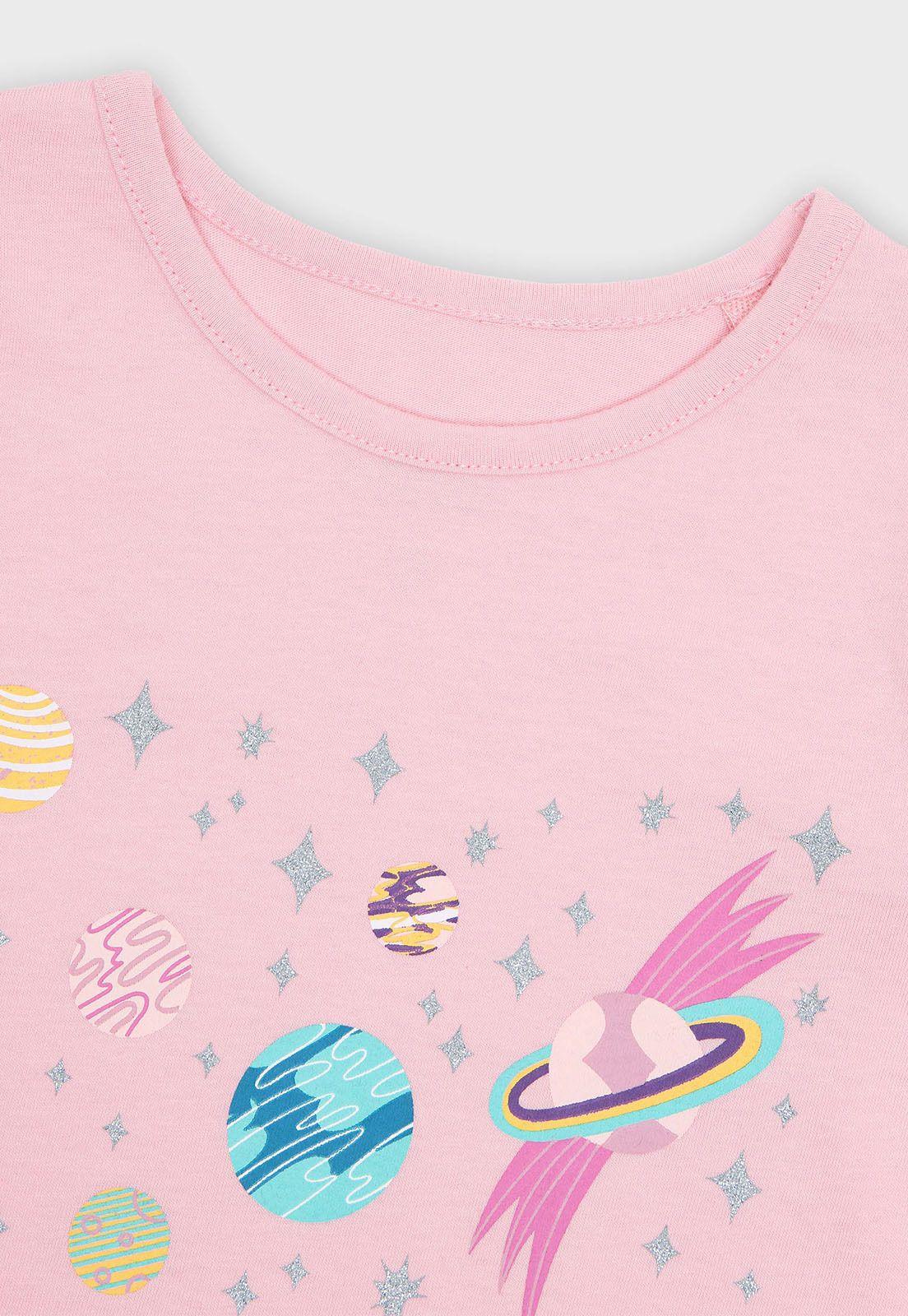 Polera De Manga Larga Niña Osito OPOAI22RD-2