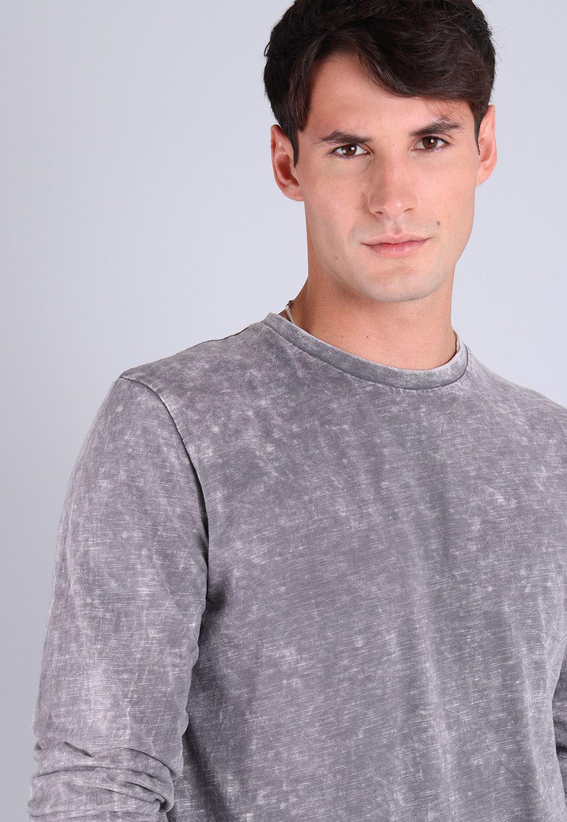 Polera Manga Larga Hombre Soviet SPOH827GR-2