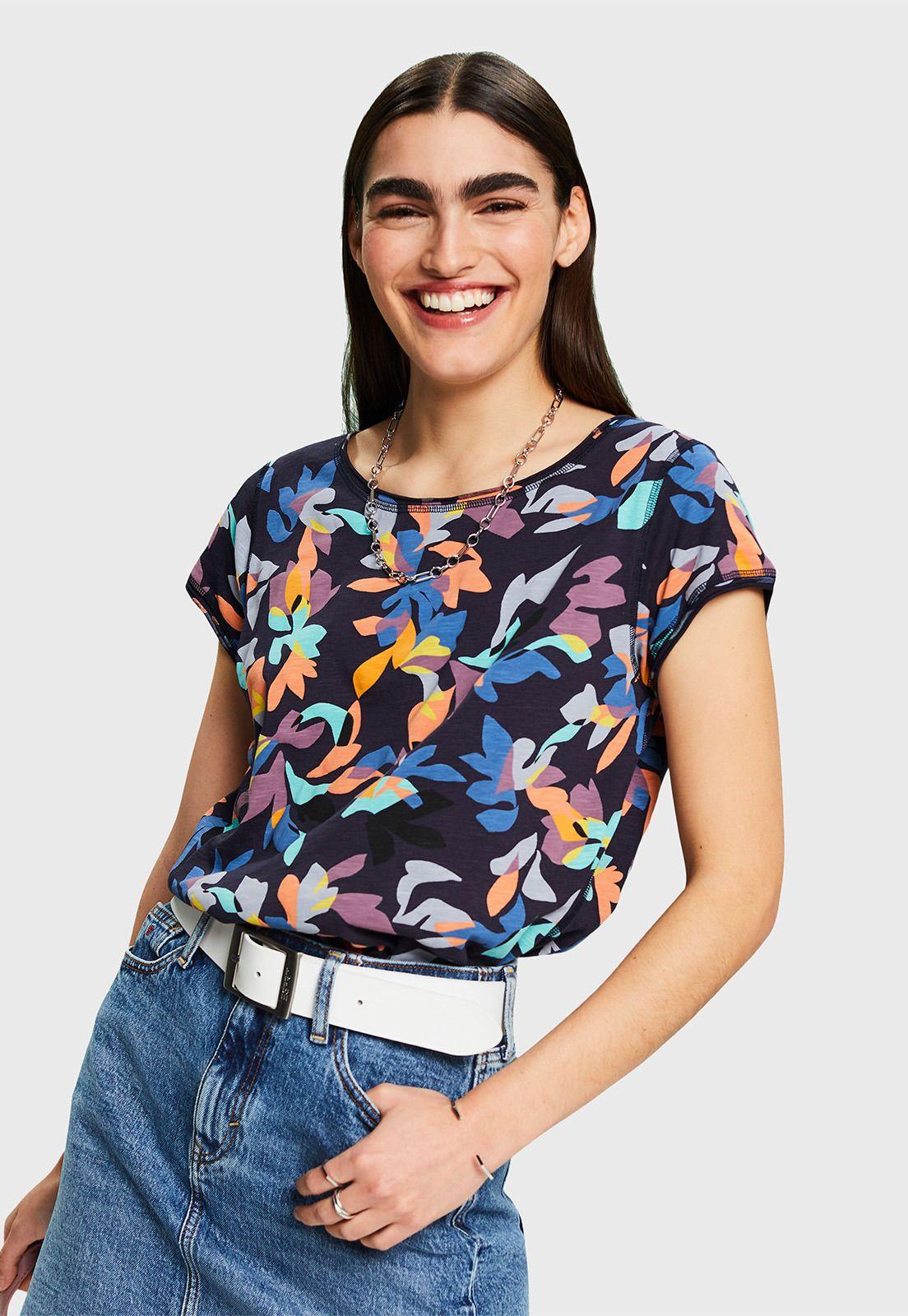 Polera Estampada Mujer Esprit 994EE1K326-0
