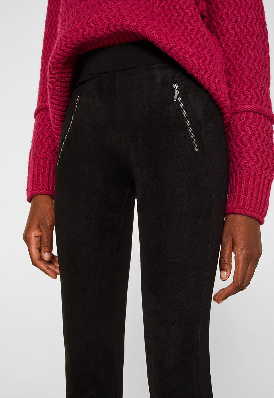 Legging con mezcla de tejidos Esprit-2