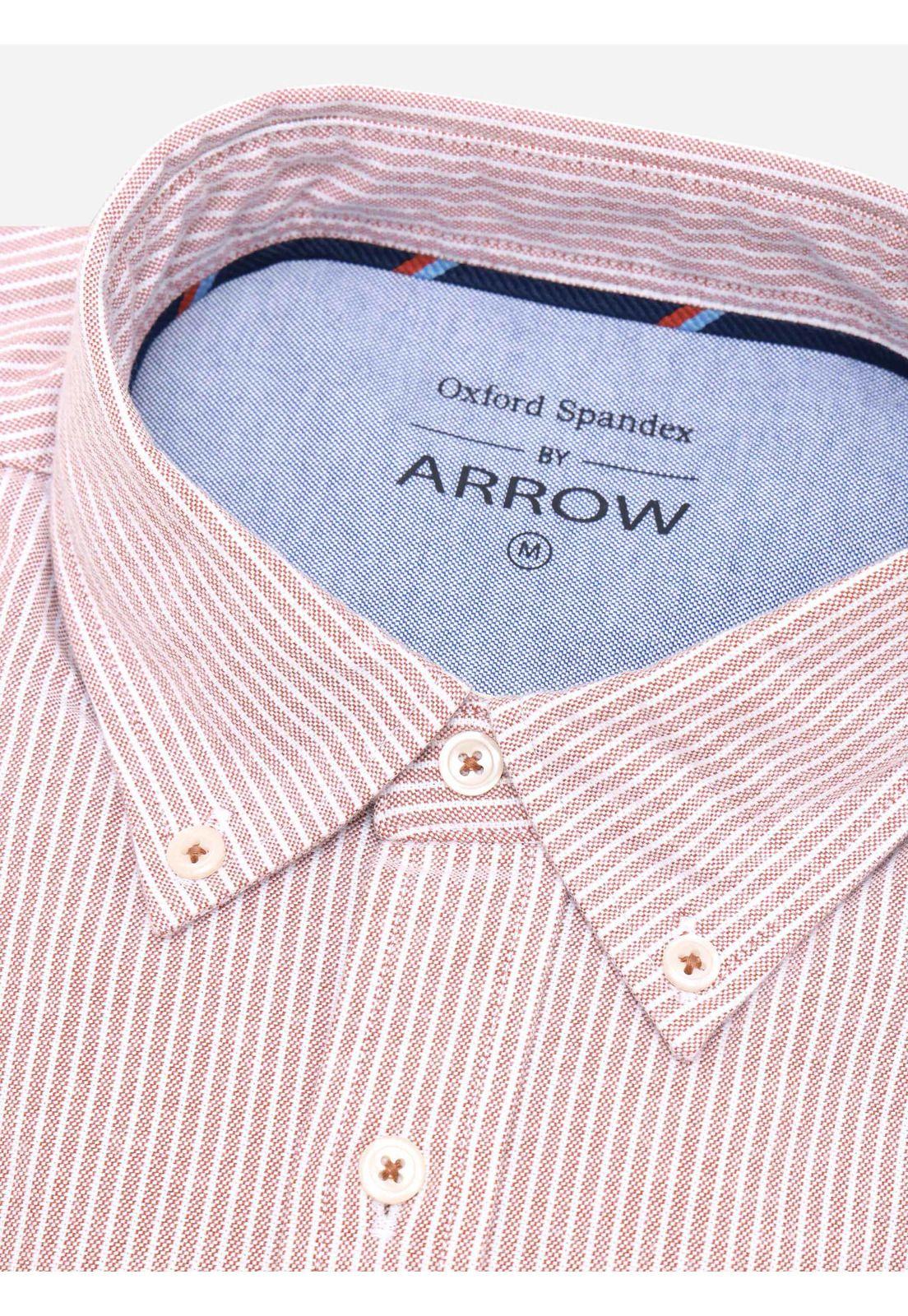 Camisa Oxford Spandex Regular fit Rosado Arrow CM33010RD-4