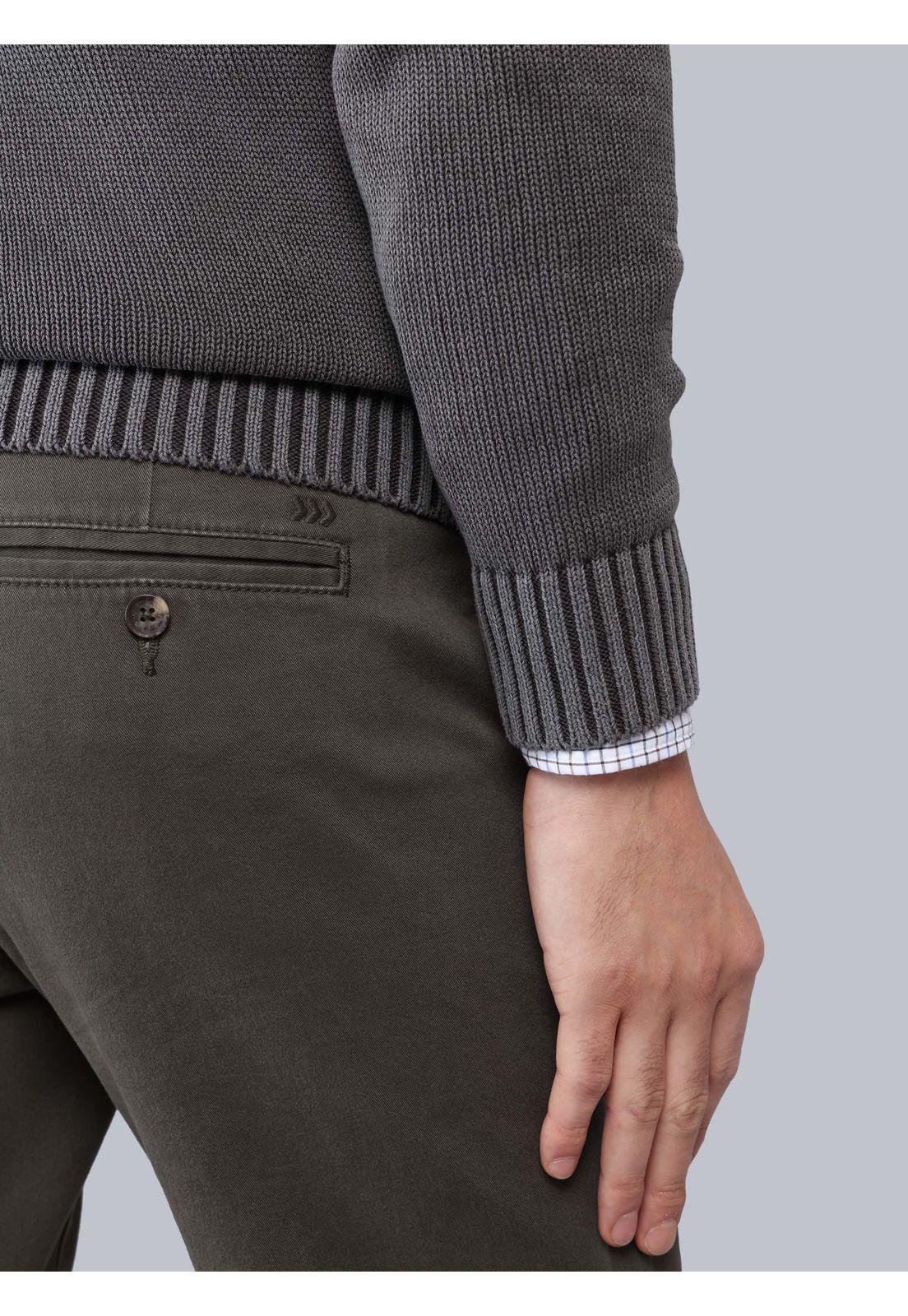 Sweater Stone Wash Regular Fit Gris Arrow SW33075GR-4