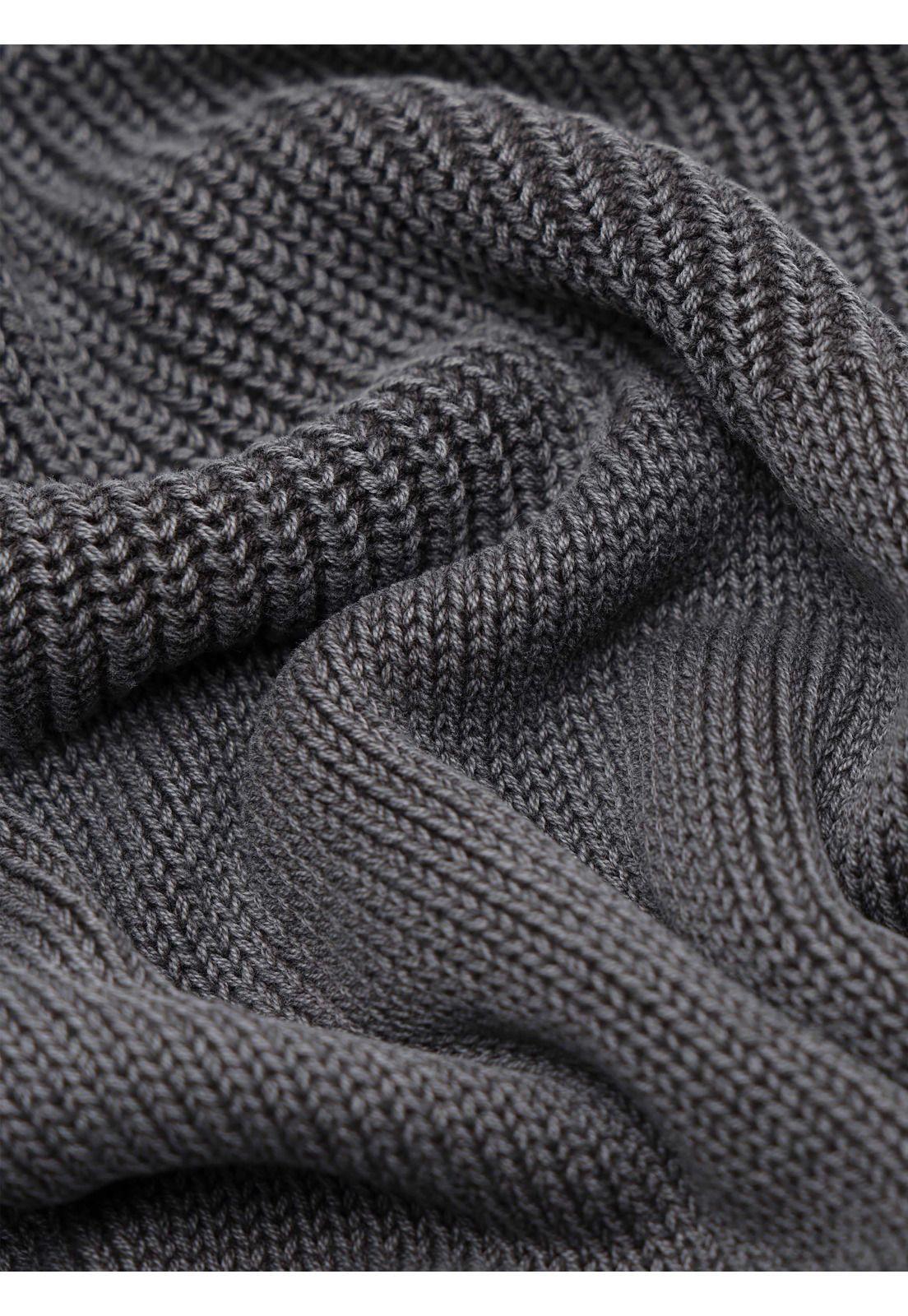 Sweater Stone Wash Regular Fit Gris Arrow SW33075GR-5