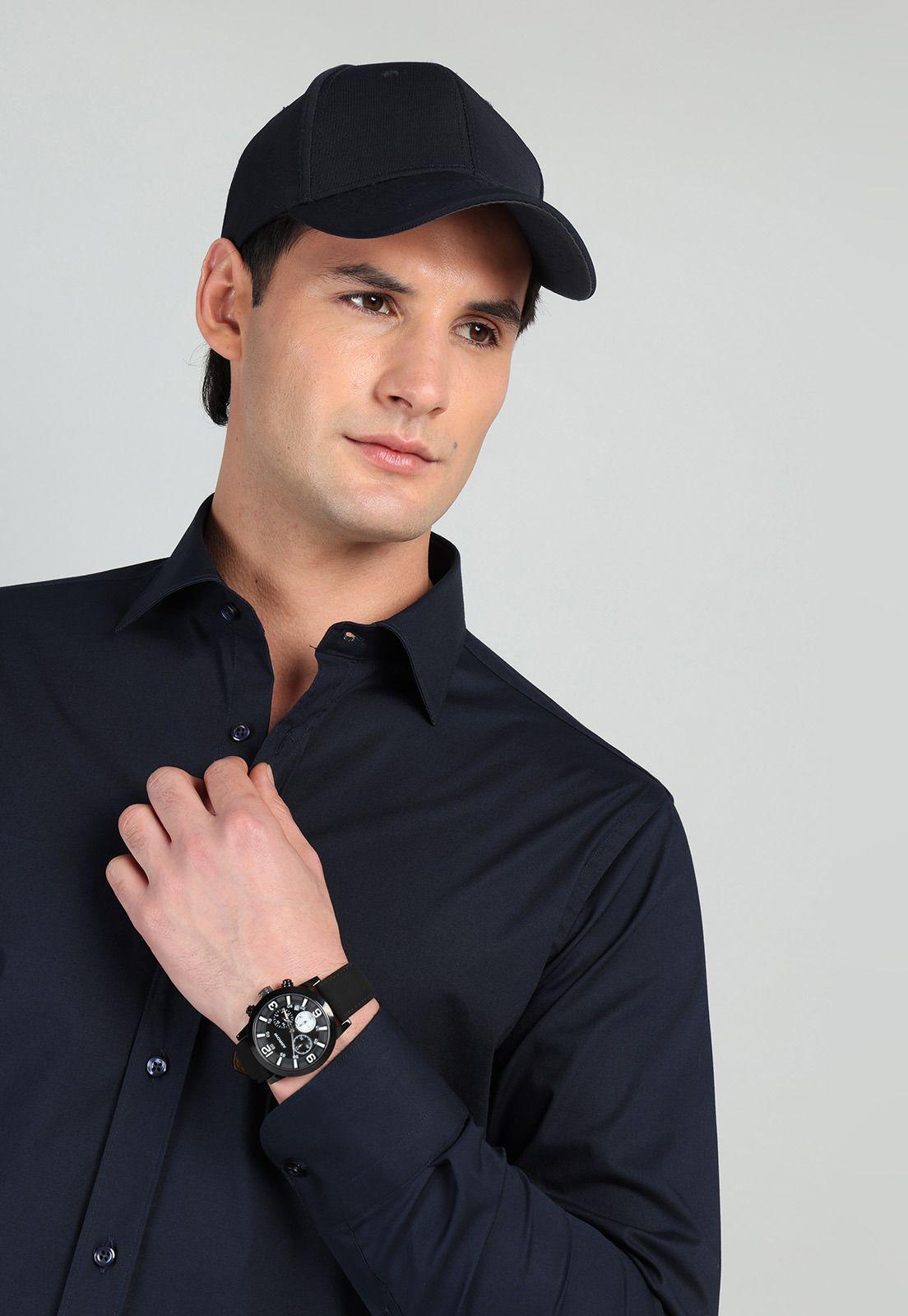 Camisa Lisa Spandex Arrow CM32I90AZ-2