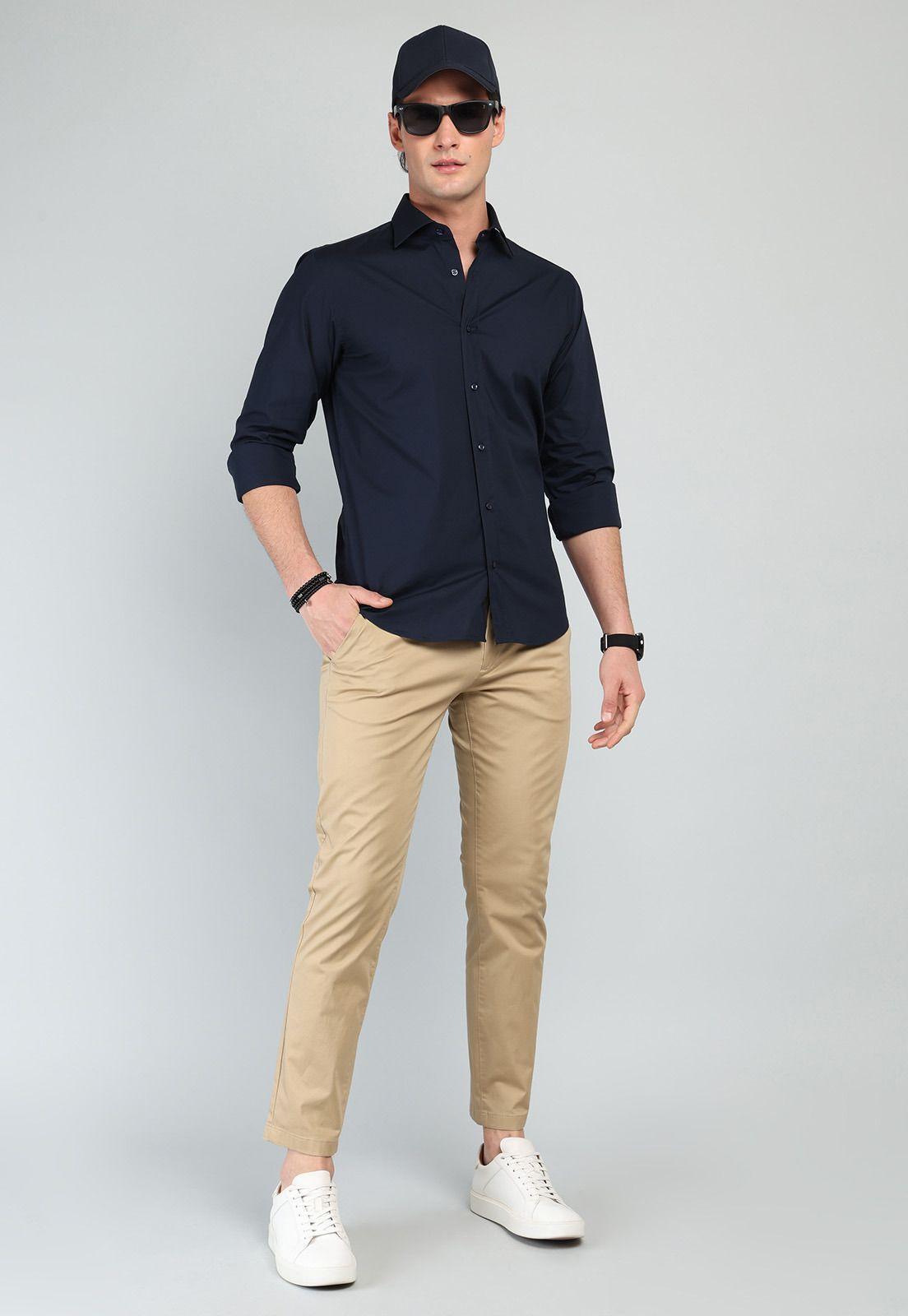 Camisa Lisa Spandex Arrow CM32I90AZ-3